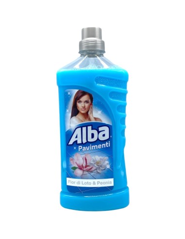 alba pavimenti detergente liquido - 1 litro - fior di loto & peonia: tuttocasashop.it: pulizia e cura della casa
