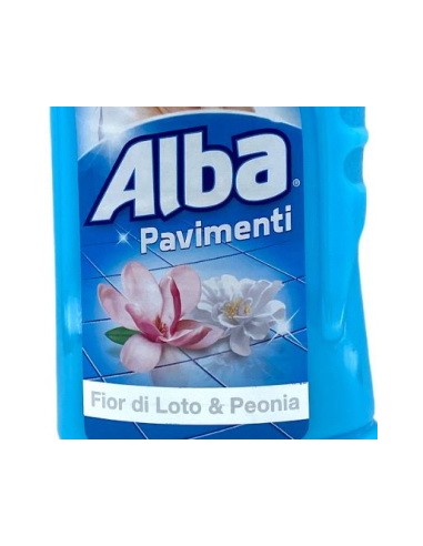 alba pavimenti detergente liquido - 1 litro - fior di loto & peonia: tuttocasashop.it: pulizia e cura della casa