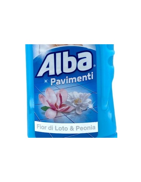 alba pavimenti detergente liquido - 1 litro - fior di loto & peonia: tuttocasashop.it: pulizia e cura della casa