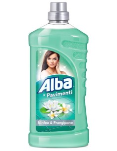 alba pavimenti detergente liquido - 1 litro - ninfea & frangipane: tuttocasashop.it: pulizia e cura della casa
