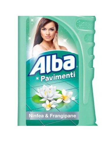 alba pavimenti detergente liquido - 1 litro - ninfea & frangipane: tuttocasashop.it: pulizia e cura della casa