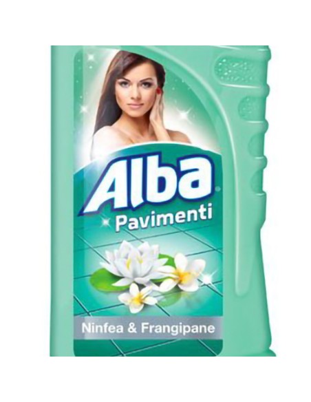 alba pavimenti detergente liquido - 1 litro - ninfea & frangipane: tuttocasashop.it: pulizia e cura della casa