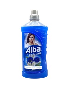 alba pavimenti detergente liquido - 1 litro - papavero blu & ciliegio: tuttocasashop.it: pulizia e cura della casa