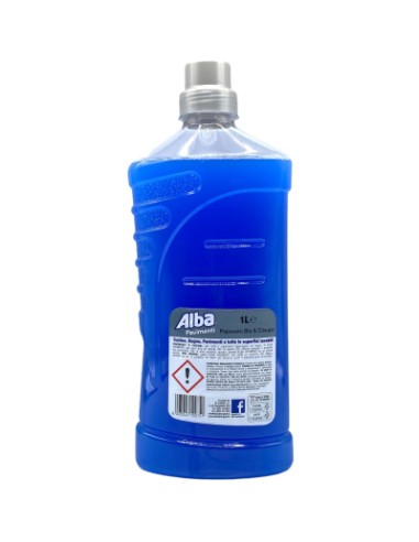 alba pavimenti detergente liquido - 1 litro - papavero blu & ciliegio: tuttocasashop.it: pulizia e cura della casa