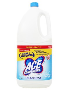 ace candeggina per bucato e casa 3000ml - classica - normale: tuttocasashop.it: prodotti per bucato e tessuti