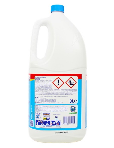 ace candeggina per bucato e casa 3000ml - classica - normale: tuttocasashop.it: prodotti per bucato e tessuti