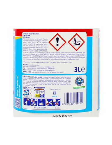 ace candeggina per bucato e casa 3000ml - classica - normale: tuttocasashop.it: prodotti per bucato e tessuti