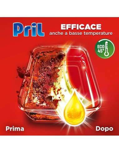 pril tutto in 1 gel detergente lavastoviglie - 35 lavaggi - 630ml - limone: tuttocasashop.it: pulizia e cura della casa