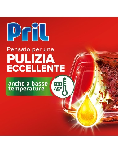 pril tutto in 1 gel detergente lavastoviglie - 35 lavaggi - 630ml - limone: tuttocasashop.it: pulizia e cura della casa