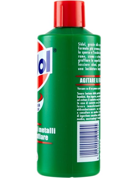 sidol lucida metalli universale - 150ml - per tutti i tipi di metallo: tuttocasashop.it: pulizia e cura della casa