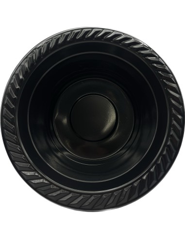 25 ciotole in plastica riutilizzabili - 500cc - diametro 17cm - nero: tuttocasashop.it: carta & monouso