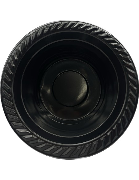 25 ciotole in plastica riutilizzabili - 500cc - diametro 17cm - nero: tuttocasashop.it: carta & monouso
