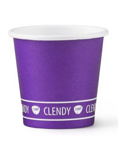 clendy bicchieri caffe' monouso in carta da 75ml - 50 pezzi - viola: tuttocasashop.it: carta & monouso