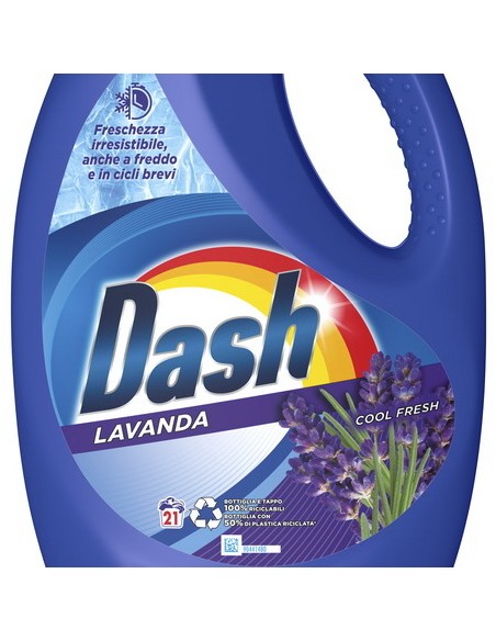 Dash Detersivo Lavatrice Liquido 21 Lavaggi 1050 ml Lavanda
