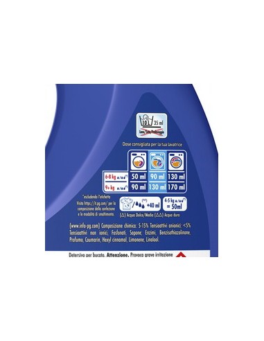 Dash Detersivo Lavatrice Liquido 21 Lavaggi 1050 ml Lavanda