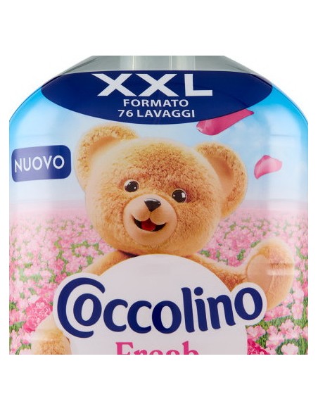 coccolino ammorbidente concentrato - xxl 76 lavaggi 1750ml - seta: tuttocasashop.it: prodotti per bucato e tessuti