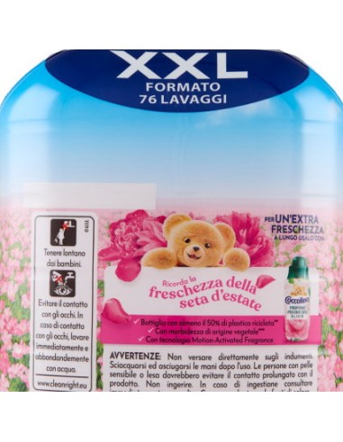 coccolino ammorbidente concentrato - xxl 76 lavaggi 1750ml - seta: tuttocasashop.it: prodotti per bucato e tessuti