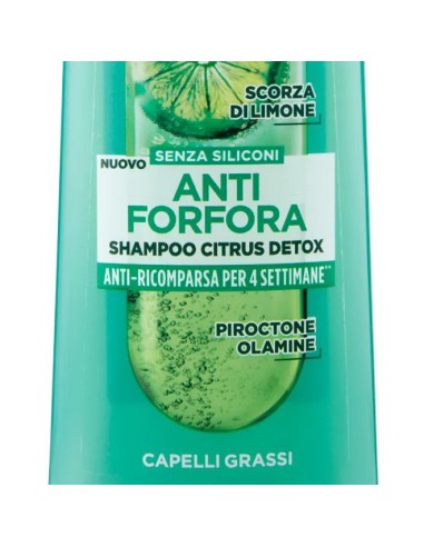 fructis shampoo - 250ml - antiforfora citrus detox - capelli grassi: tuttocasashop.it: igiene e cura della persona