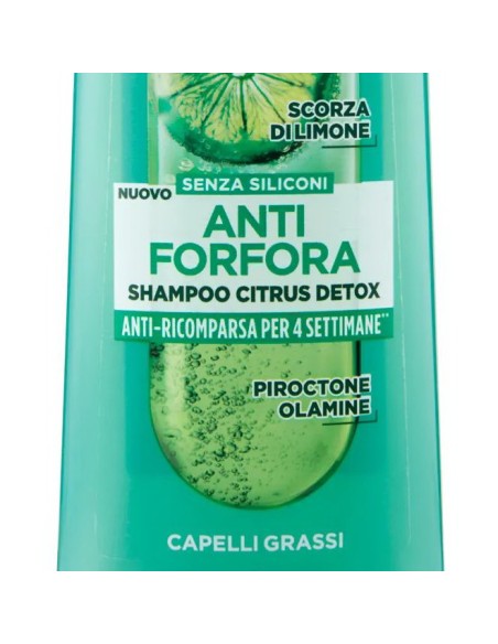 fructis shampoo - 250ml - antiforfora citrus detox - capelli grassi: tuttocasashop.it: igiene e cura della persona