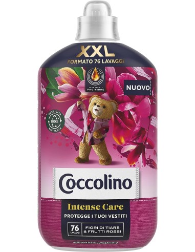 coccolino ammorbidente concentrato - xxl 76 lavaggi 1750ml - tiare': tuttocasashop.it: prodotti per bucato e tessuti