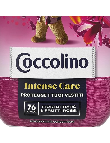 coccolino ammorbidente concentrato - xxl 76 lavaggi 1750ml - tiare': tuttocasashop.it: prodotti per bucato e tessuti
