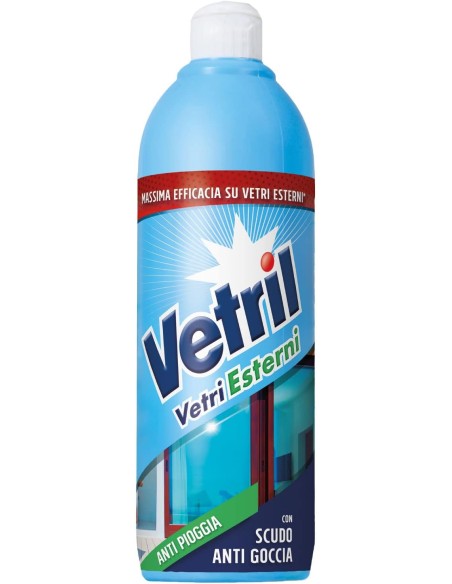 vetril vetri 650ml - vetri esterni anti pioggia con scudo anti goccia: tuttocasashop.it: pulizia e cura della casa