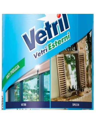 vetril vetri 650ml - vetri esterni anti pioggia con scudo anti goccia: tuttocasashop.it: pulizia e cura della casa