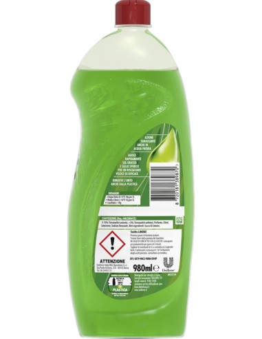 svelto detersivo per piatti e stoviglie - 980ml - limone: tuttocasashop.it: pulizia e cura della casa