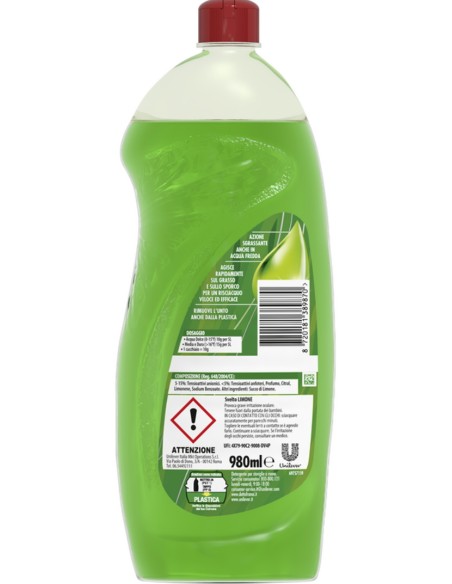 svelto detersivo per piatti e stoviglie - 980ml - limone: tuttocasashop.it: pulizia e cura della casa