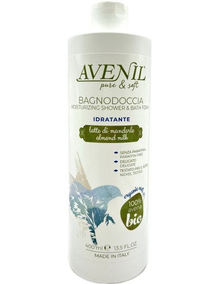 avenil doccia & bagnoschiuma - 400ml - delicato - latte & avena: tuttocasashop.it: igiene e cura della persona