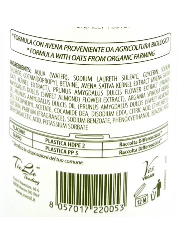 avenil doccia & bagnoschiuma - 400ml - delicato - latte & avena: tuttocasashop.it: igiene e cura della persona