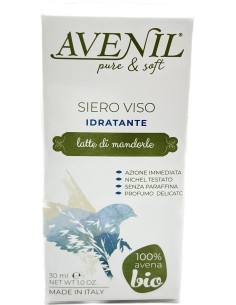 avenil siero viso - 30ml - idratante azione immediata - latte di mandorle: tuttocasashop.it: igiene e cura della persona