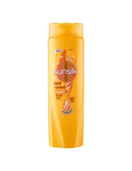 sunsilk shampoo 250ml - morbidi e luminosi - per capelli secchi: tuttocasashop.it: igiene e cura della persona