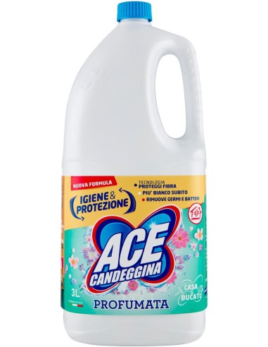 ace candeggina per bucato e casa 3000ml - profumata: tuttocasashop.it: prodotti per bucato e tessuti