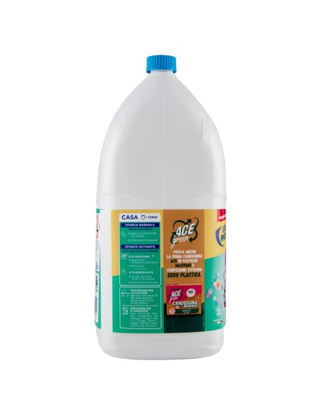 ace candeggina per bucato e casa 3000ml - profumata: tuttocasashop.it: prodotti per bucato e tessuti
