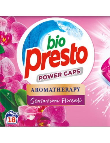 bio presto power caps detersivo lavatrice - 18 capsule - color: tuttocasashop.it: prodotti per bucato e tessuti