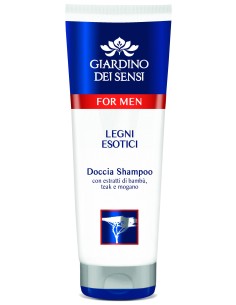 giardino dei sensi doccia shampoo for men - 250ml - legni esotici: tuttocasashop.it: igiene e cura della persona
