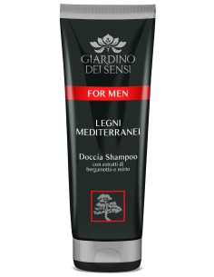 giardino dei sensi doccia shampoo for men - 250ml - legni mediterranei: tuttocasashop.it: igiene e cura della persona