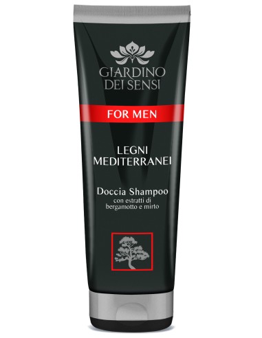 giardino dei sensi doccia shampoo for men - 250ml - legni mediterranei: tuttocasashop.it: igiene e cura della persona
