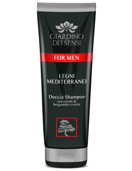 giardino dei sensi doccia shampoo for men - 250ml - legni mediterranei: tuttocasashop.it: igiene e cura della persona