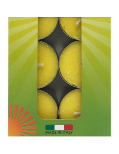 dea tealights - 10 candele alla citronella - allontanano le zanzare: tuttocasashop.it: pulizia e cura della casa