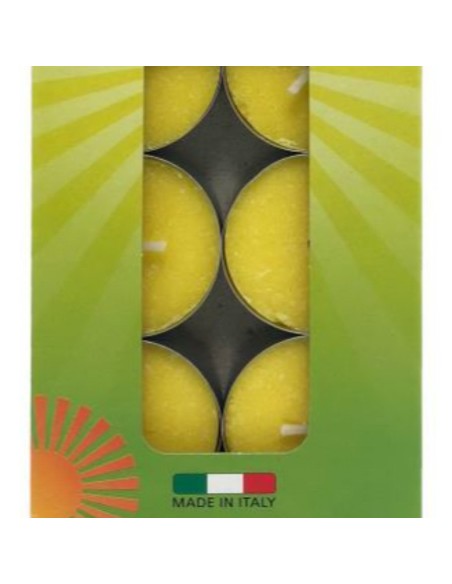 dea tealights - 10 candele alla citronella - allontanano le zanzare: tuttocasashop.it: pulizia e cura della casa