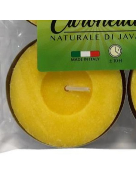 dea tealights - 4 candele maxi da 38g alla citronella allontanano le zanzare: tuttocasashop.it: pulizia e cura della casa