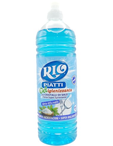 rio detersivo per piatti - 800ml - cristalli di sale & salvia: tuttocasashop.it: pulizia e cura della casa