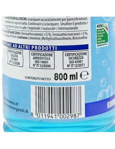 rio detersivo per piatti - 800ml - cristalli di sale & salvia: tuttocasashop.it: pulizia e cura della casa