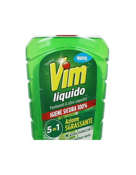 vim detergente liquido per pavimenti - 1 litro - classico - pino: tuttocasashop.it: pulizia e cura della casa