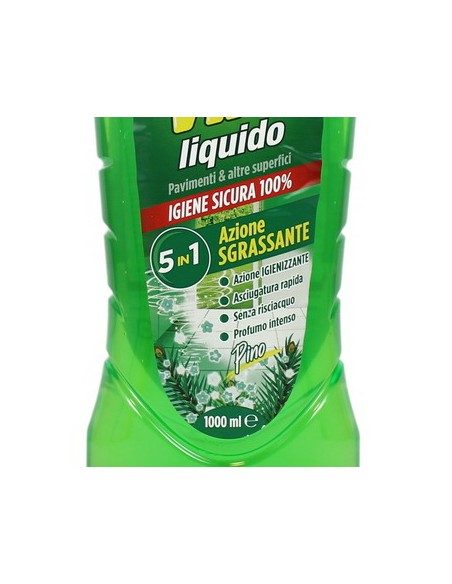 vim detergente liquido per pavimenti - 1 litro - classico - pino: tuttocasashop.it: pulizia e cura della casa