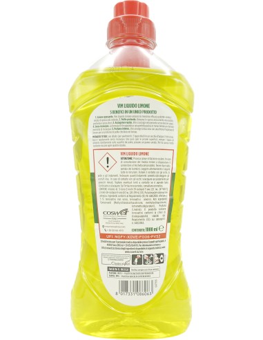 vim detergente liquido per pavimenti - 1 litro - limone: tuttocasashop.it: pulizia e cura della casa