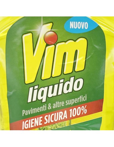 vim detergente liquido per pavimenti - 1 litro - limone: tuttocasashop.it: pulizia e cura della casa