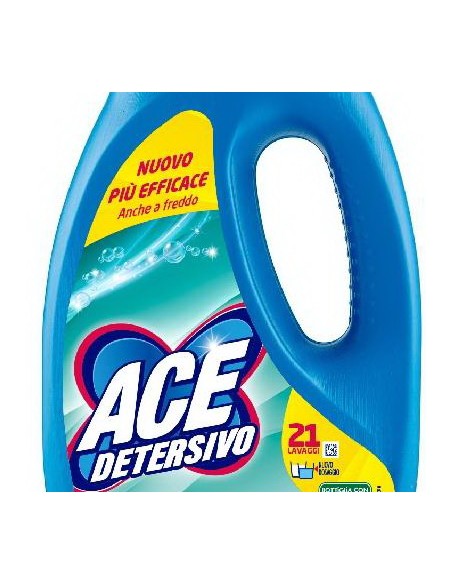 ace detersivo lavatrice liquido - 21 lavaggi - 1050ml - talco & muschio: tuttocasashop.it: prodotti per bucato e tessuti